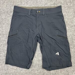 Eddie Bauer First Ascent Shorts Mens 34 Nylon Stretch Hiking Outdoor